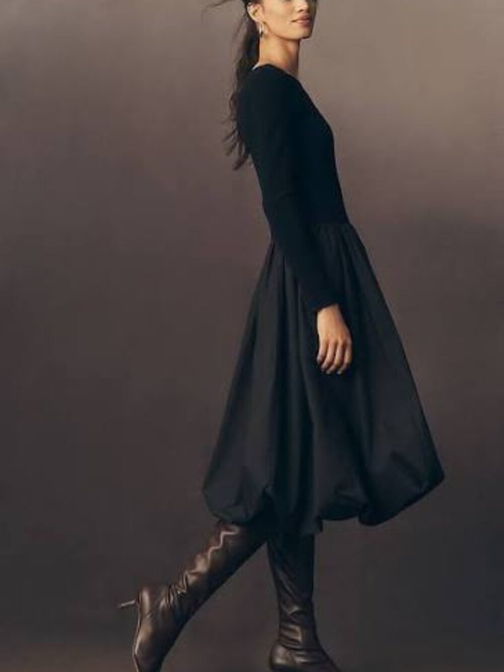 RAILS ROMANA Knit Bubble Hem Midi Dress NWT $400
